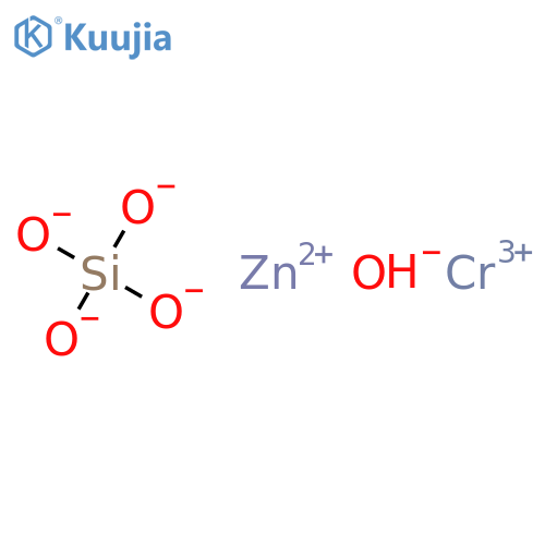 Chromium zinc hydroxide silicate structure