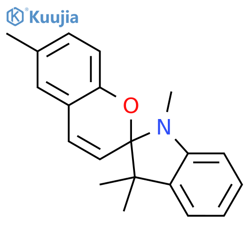 Spiro[2H-1-benzopyran-2,2'-[2H]indole], 1',3'-dihydro-1',3',3',6-tetramethyl- structure