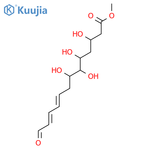 9,11-Tridecadienoic acid, 3,5,6,7-tetrahydroxy-13-oxo-, methyl ester, (3S,5R,6R,7S,9E,11E)- structure