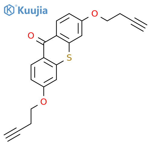 9H-Thioxanthen-9-one, 3,6-bis(3-butyn-1-yloxy)- structure