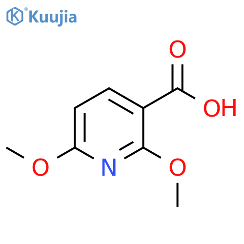 2,6-Dimethoxypyridine-3-carboxylic acid structure