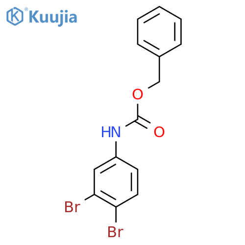 benzyl N-(3,4-dibromophenyl)carbamate structure