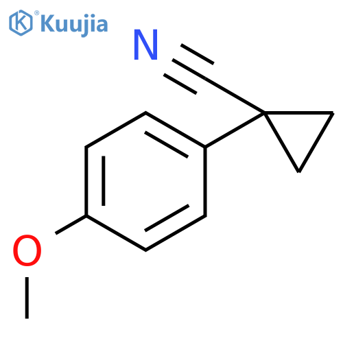 1-(4-Methoxyphenyl)cyclopropanecarbonitrile structure