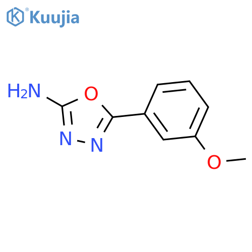 5-(3-Methoxyphenyl)-1,3,4-oxadiazol-2-amine structure