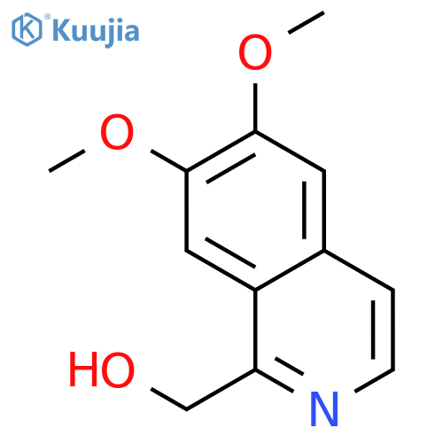 (6,7-Dimethoxyisoquinolin-1-yl)methanol structure
