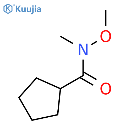 N-methoxy-N-methylcyclopentanecarboxamide structure