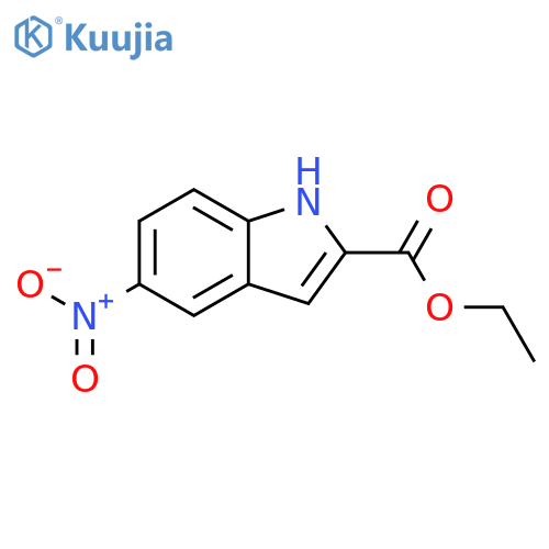 ethyl 5-nitro-1H-indole-2-carboxylate structure