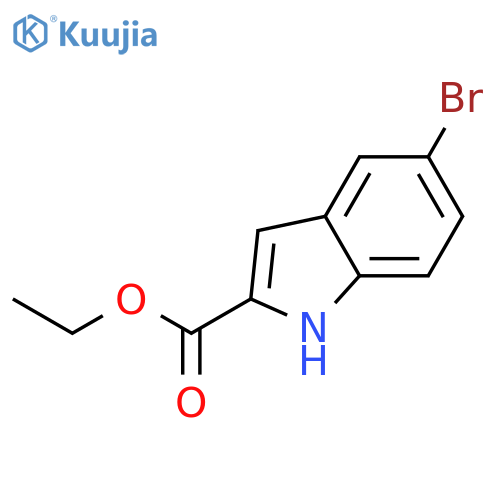 Ethyl 5-bromo-1H-indole-2-carboxylate structure