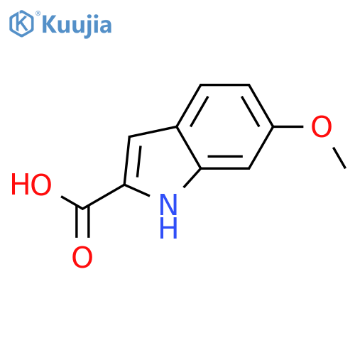 6-Methoxy-1H-indole-2-carboxylic acid structure