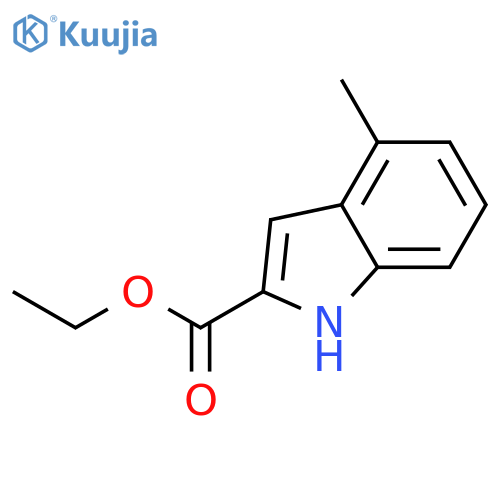 Ethyl 4-methyl-1H-indole-2-carboxylate structure
