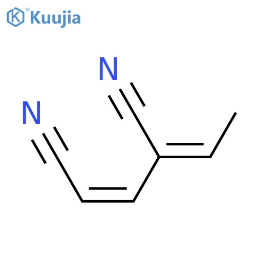 2-Pentenedinitrile, 4-ethylidene-, (Z,Z)- structure