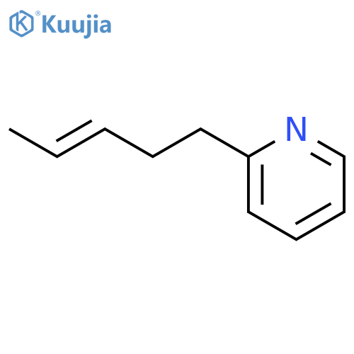Pyridine,2-(3E)-3-penten-1-yl- structure