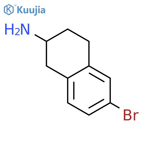 6-Bromo-1,2,3,4-tetrahydronaphthalen-2-amine structure