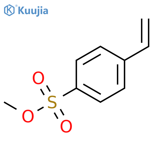 Benzenesulfonic acid, 4-ethenyl-, methyl ester structure