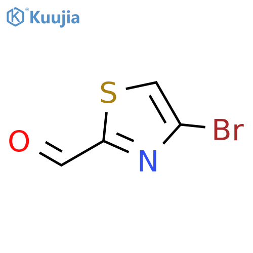 4-bromo-1,3-thiazole-2-carbaldehyde structure