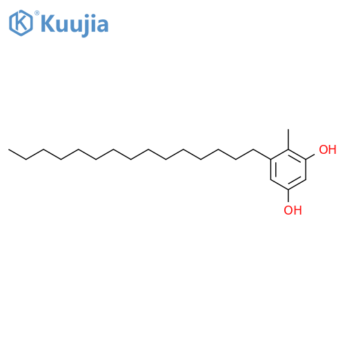 1,3-Benzenediol,4-methyl-5-pentadecyl- structure