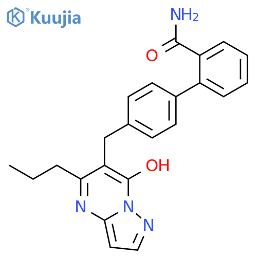 [1,1'-Biphenyl]-2-carboxamide,4'-[(7-hydroxy-5-propylpyrazolo[1,5-a]pyrimidin-6-yl)methyl]- structure