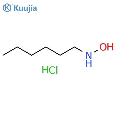 N-hexylhydroxylamine hydrochloride structure