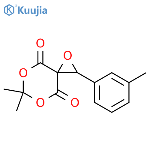 1,5,7-Trioxaspiro[2.5]octane-4,8-dione,6,6-dimethyl-2-(3-methylphenyl)- structure