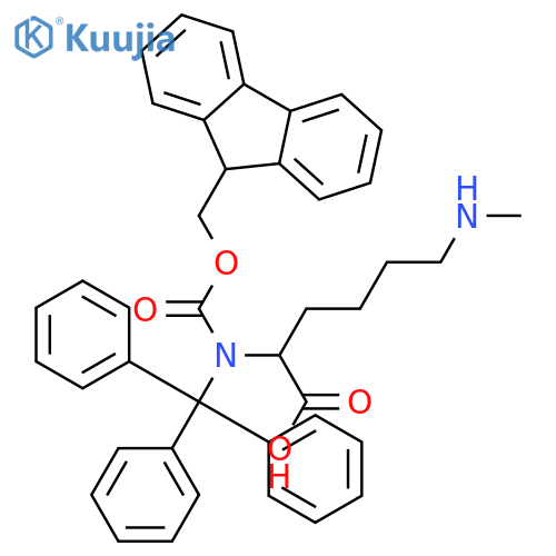 Fmoc-Lys(Mtt)-OH structure