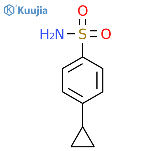 4-cyclopropylbenzene-1-sulfonamide structure