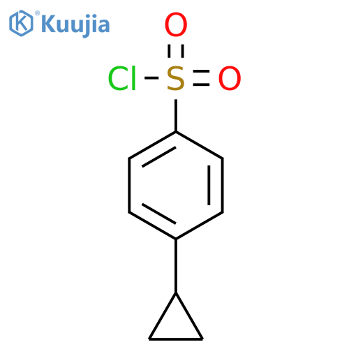 4-Cyclopropylbenzene-1-sulfonyl chloride structure