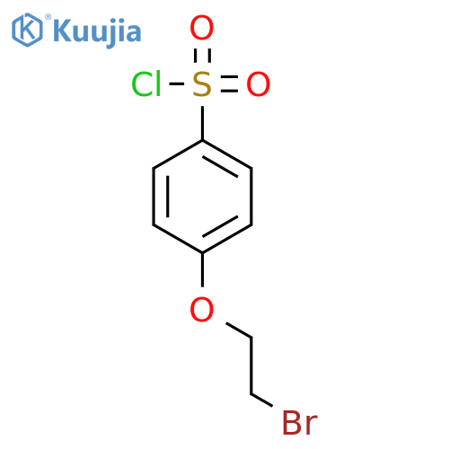 4-(2-Bromoethoxy)benzene-1-sulfonyl Chloride structure