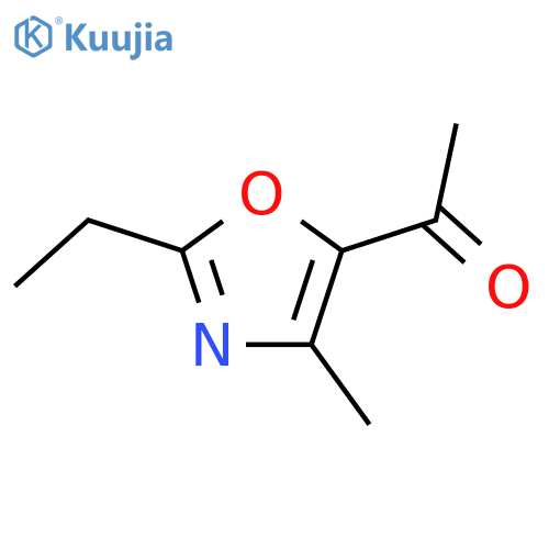 Ethanone,1-(2-ethyl-4-methyl-5-oxazolyl)- structure