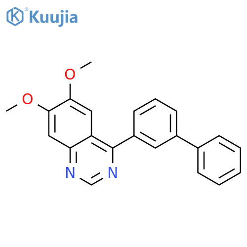 Quinazoline, 4-[1,1'-biphenyl]-3-yl-6,7-dimethoxy- structure