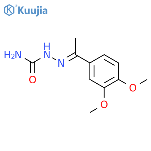 Hydrazinecarboxamide, 2-[1-(3,4-dimethoxyphenyl)ethylidene]- structure