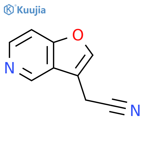 Furo[3,2-c]pyridine-3-acetonitrile structure