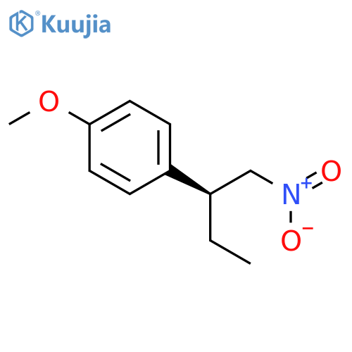 Benzene, 1-methoxy-4-[(1S)-1-(nitromethyl)propyl]- structure