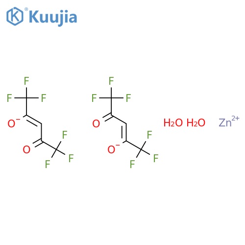 zinc hexafluoroacetylacetonate dihydrate structure
