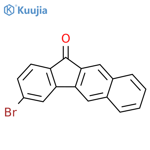 3-bromo-11H-benzo[b]fluoren-11-one structure