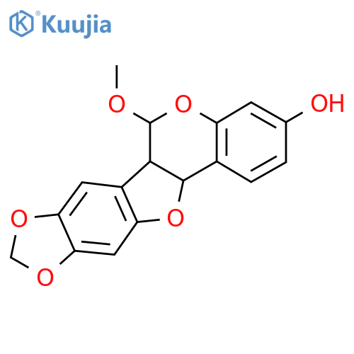 (6S,6aS,12aR)-6-Methoxy-6a,12a-dihydro-6H-[1,3]dioxolo[5,6][1]benzofuro[3,2-c]chromen-3-ol structure