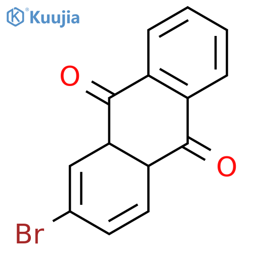9,10-Anthracenedione, 2-bromo-4a,9a-dihydro- structure