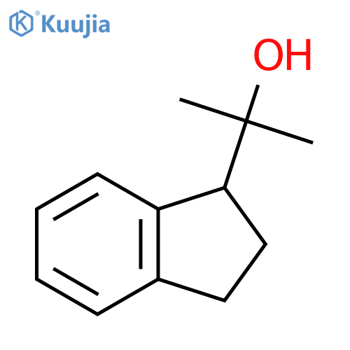 2-(2,3-dihydro-1H-inden-1-yl)propan-2-ol structure