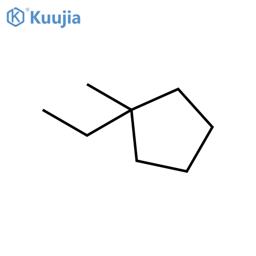 1-Ethyl-1-methylcyclopentane structure