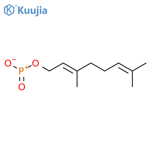2,6-Octadien-1-ol,3,7-dimethyl-, 1-(dihydrogen phosphate), (2E)- structure