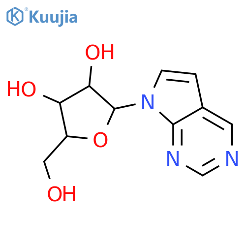 7H-Pyrrolo[2,3-d]pyrimidine,7-b-D-ribofuranosyl- structure