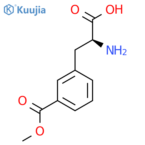 3-Methoxycarbonyl-L-phenylalanine structure