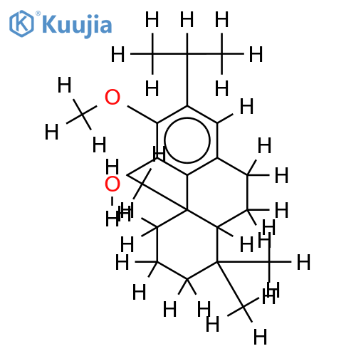 12-Methoxyabieta-8,11,13-trien-11-ol structure