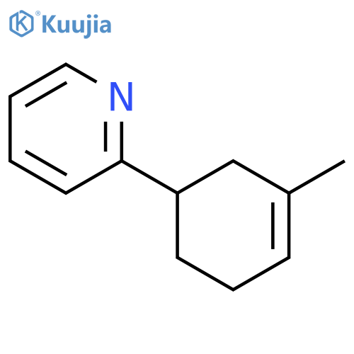 Pyridine, 2-(3-methyl-3-cyclohexen-1-yl)- structure