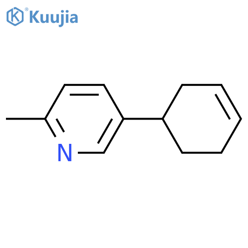 Pyridine, 5-(3-cyclohexen-1-yl)-2-methyl- structure