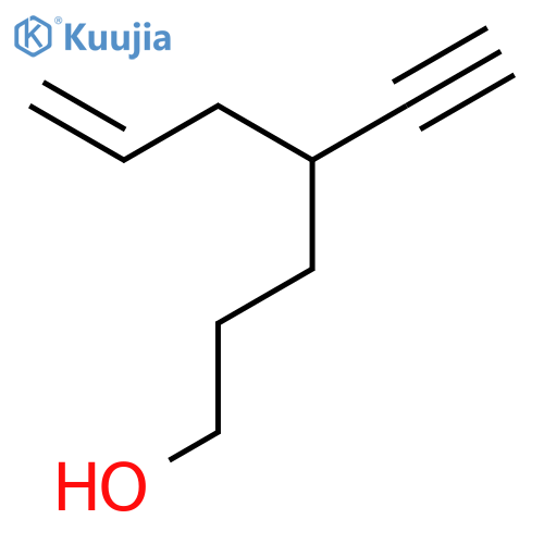 6-Hepten-1-ol, 4-ethynyl- structure
