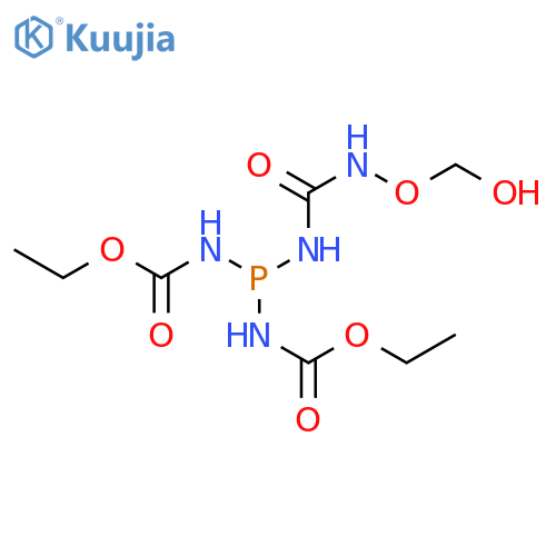 7-Oxa-2,4,6-triaza-3-phosphaoctanoicacid, 3-[(ethoxycarbonyl)amino]-5-oxo-, ethyl ester, 3-oxide structure