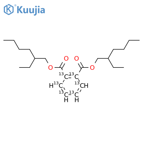 Bis(2-ethylhexyl) Phthalate-13C6 structure