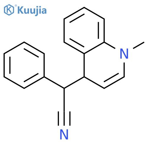 4-Quinolineacetonitrile,1,4-dihydro-1-methyl-a-phenyl- structure