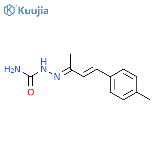Hydrazinecarboxamide,2-[1-methyl-3-(4-methylphenyl)-2-propen-1-ylidene]- structure