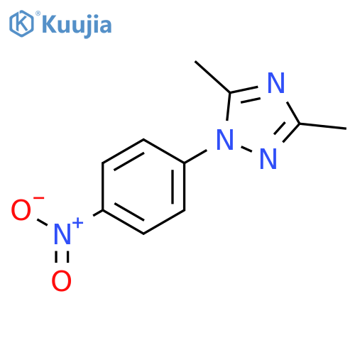 1H-1,2,4-Triazole, 3,5-dimethyl-1-(4-nitrophenyl)- structure